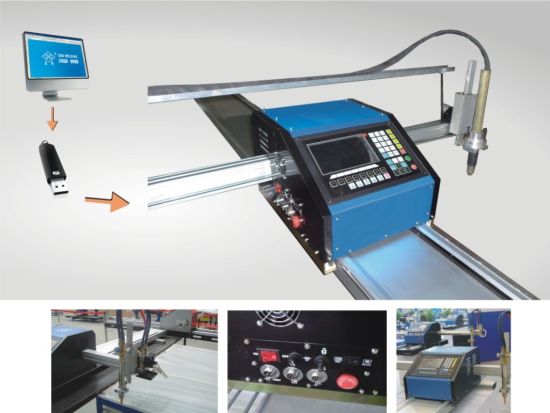 تضمین سفارش تخت مسطح CNC دستگاه برش پلاسما